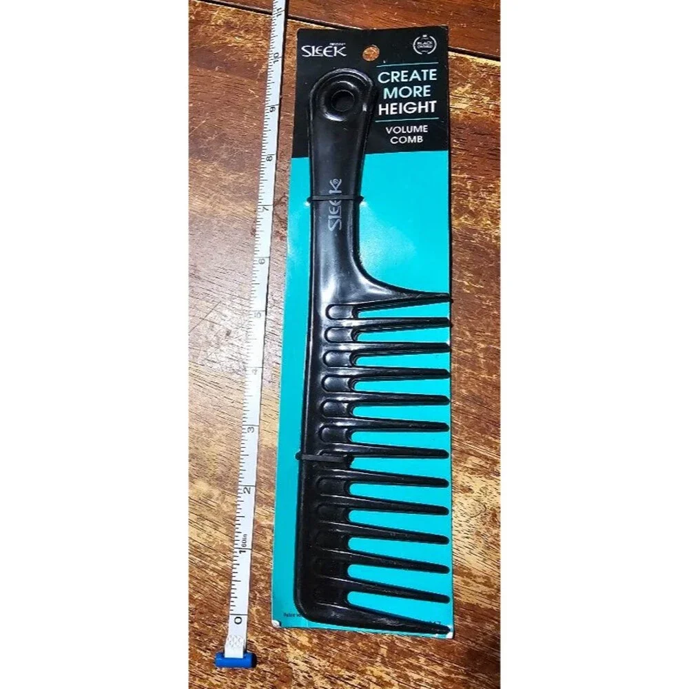 1 Firstline SLEEK Create More Height VOLUME COMB All Hairstyles BLACK
